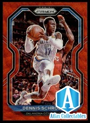2020-21 Panini Prizm Dennis Schroder Oklahoma City Thunder #128 Red Prizm